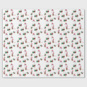 Strumpf Baby Goat Weihnachtswrapping Paper Geschenkpapier (Flach)