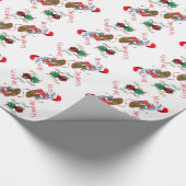 Strumpf Baby Goat Weihnachtswrapping Paper Geschenkpapier (Ecke)