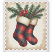 Strumpf Briefmarke Aufkleber (Vorderseite)