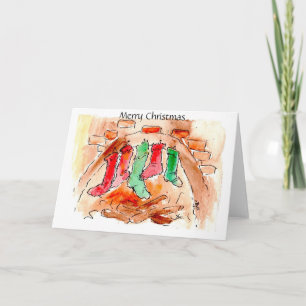 Strumpf Fireplace Frohe Weihnachten Weihnachten We