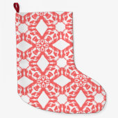 Strumpf French Bulldog Pattern Großer Weihnachtsstrumpf (Vorderseite)