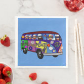 Strumpf Geld Frieden Bus Abendessen Servietten (Beispiel)