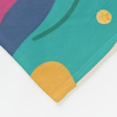 Strumpf Halloween-Herbstlaube Nahtloses Muster Fleecedecke (Ecke)