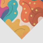 Strumpf Halloween-Herbstlaube Nahtloses Muster Seidenpapier (Detail)