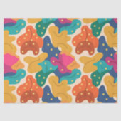 Strumpf Halloween-Herbstlaube Nahtloses Muster Seidenpapier (Vorderseite)