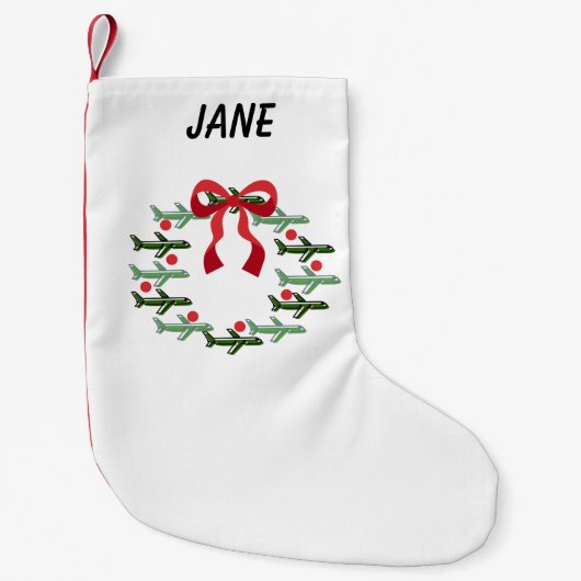 Strumpf hoch und weg kleiner weihnachtsstrumpf (Vorderseite)