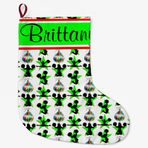 STRUMPF personalisierte CHEERLEADCHRISTMAS Großer Weihnachtsstrumpf