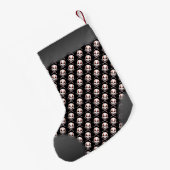 Strumpf-Rock und Roll-Drummer Kleiner Weihnachtsstrumpf (Rückseite (Hängend))
