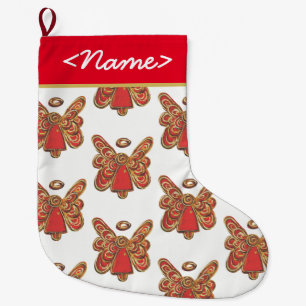 Strumpf Roter Wächter Großer Weihnachtsstrumpf