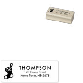 Strumpf Rücksendeadresse Gummistempel (Stempel)