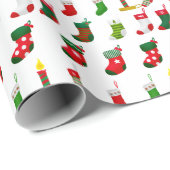 Strumpf- und Kerzenumhüllungspapier Geschenkpapier (Rolleneckpunkt)