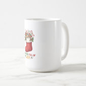 Strumpf voller Freude Kaffeetasse (VorderseiteRechts)