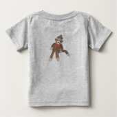 Strumpfaffe Baby T-shirt (Rückseite)