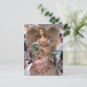 Strumpfangel Postkarte (Stehend Vorderseite)