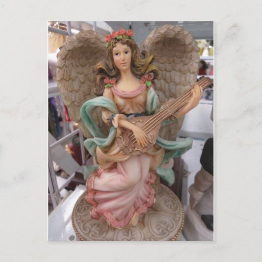 Strumpfangel Postkarte (Vorderseite)