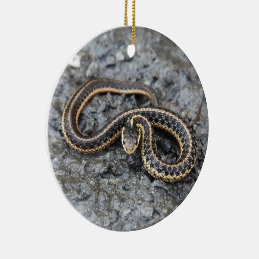 Strumpfband-Schlange Keramikornament (Rechts)