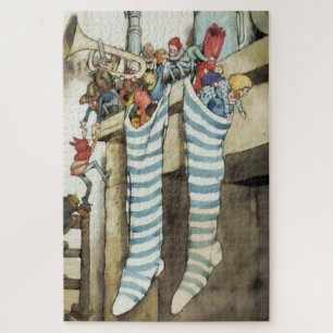 „Strümpfe am Schornstein“ von W Heath Robinson Puzzle