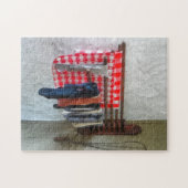 Strümpfe, die sich trocken machen puzzle (Horizontal)