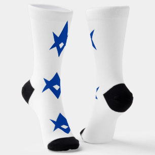 Strümpfe für Frauen mit der Flagge von Toyota City Socken
