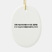 Strümpfe ganz angefüllt keramikornament (Hinten)