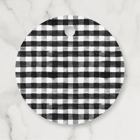 Strümpfe in Rot und Weiß Geschenkanhänger (Rückseite)