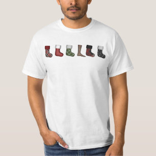 Strümpfe und Fuß T-Shirt