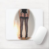 Strümpfe und hoher Heels Mouspad Mousepad (Mit Mouse)