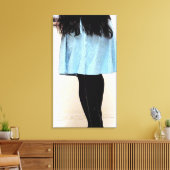 Strümpfe und lange Haare Leinwanddruck (Insitu (Wohnzimmer))