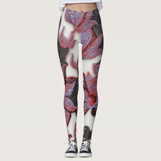 Strumpfhose mit künstlerischer Note Leggings (Vorderseite)