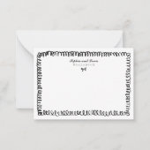 Strumpfhosen Mitteilungskarte (Vorderseite)