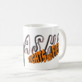 Strumpfhosen und Kämpfe: Asche warf voll Tasse! Kaffeetasse (VorderseiteRechts)