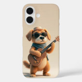 Strumpfpaws: Adorable Hundegitarre Case-Mate iPhone Hülle (Rückseite)