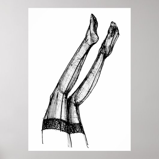 Strumpfs Fashion Sketch Poster (Vorne)
