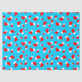 Strumpfs Muster Weihnachtsfeiertag Festlicher Spaß Seidenpapier