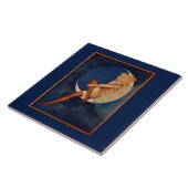 Strumpfwaren und schöne Frauen auf dem Mond der 19 Fliese (Seite)