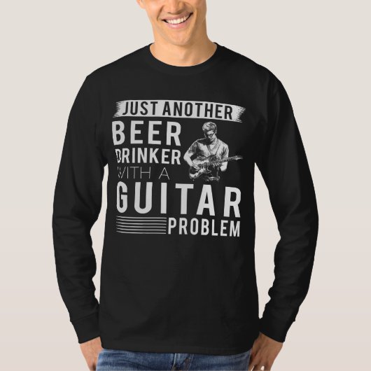 Strums & Sips: Nur noch ein Bier Drinker mit Gu T-Shirt (Vorderseite)