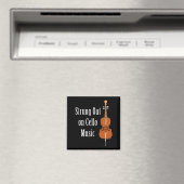 Strung Out Cello Magnet (In Situ (Geschirrspüler))