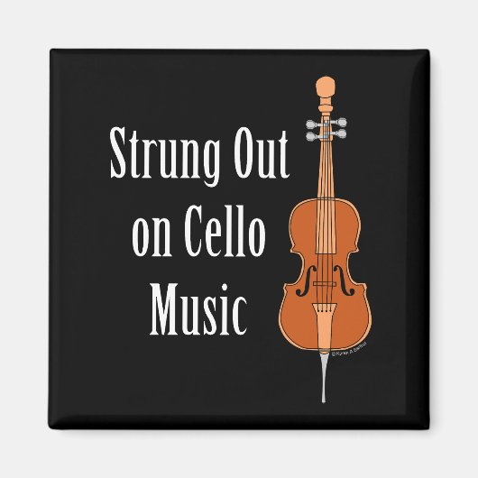 Strung Out Cello Magnet (Vorne)