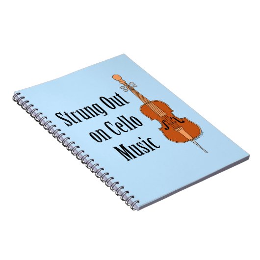 Strung Out Cello Notizblock (Rechte Seite)