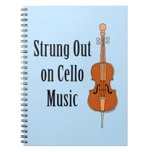 Strung Out Cello Notizblock