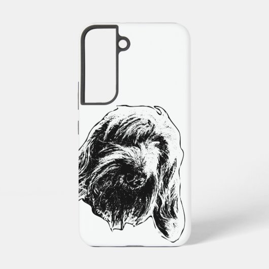 Struppiges Spinone-Herz Samsung Galaxy Hülle (Rückseite)