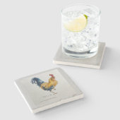 Struroster-Untersetzer Steinuntersetzer (Seitenansicht)