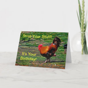 Strut Your Stuff - It's Your Birthday!  Card Karte