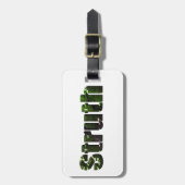 Struth! Aussie Slang Word, Gepäckanhänger (Vorderseite vertikal)