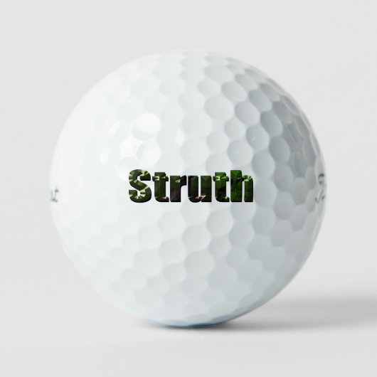 Struth! Aussie Slang Word, Golfball (Vorderseite)