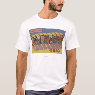 Struthers, Ohio - große Buchstabe-Szenen T-Shirt