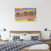 Struthers, Ohio - Große Buchstabenszenen Leinwanddruck (Insitu (Schlafzimmer))