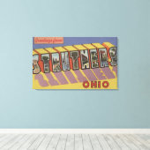 Struthers, Ohio - Große Buchstabenszenen Leinwanddruck (Insitu (Holzboden))