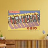 Struthers, Ohio - Große Buchstabenszenen Leinwanddruck (Insitu (Wohnzimmer))