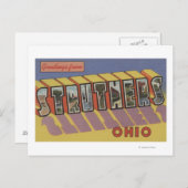 Struthers, Ohio - Große Buchstabenszenen Postkarte (Vorne/Hinten)
